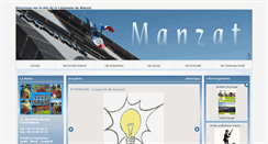 Desktop Screenshot of manzat.fr