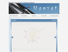 Tablet Screenshot of manzat.fr